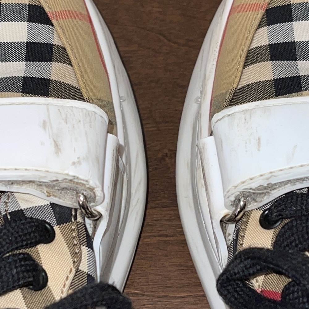 BURBERRY Vintage Check Chunky Platform Sneakers Sz. 9/39 - Picture 7 of 17